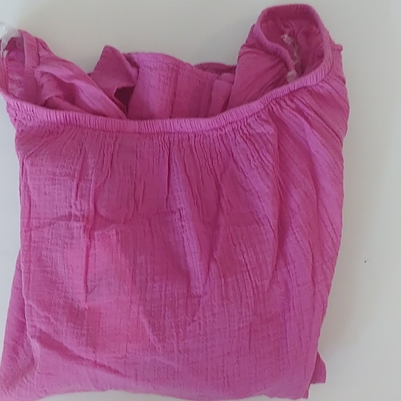 Bobi Cotton Bell Sleeve Top - Picture 8 of 8